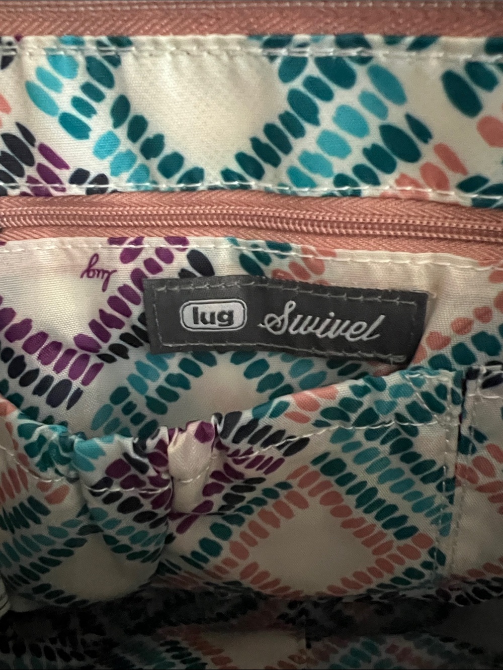 NWT Lug Swivel Convertible Crossbody Bag with 2 Straps in Blush Pink - Picture 3 of 14